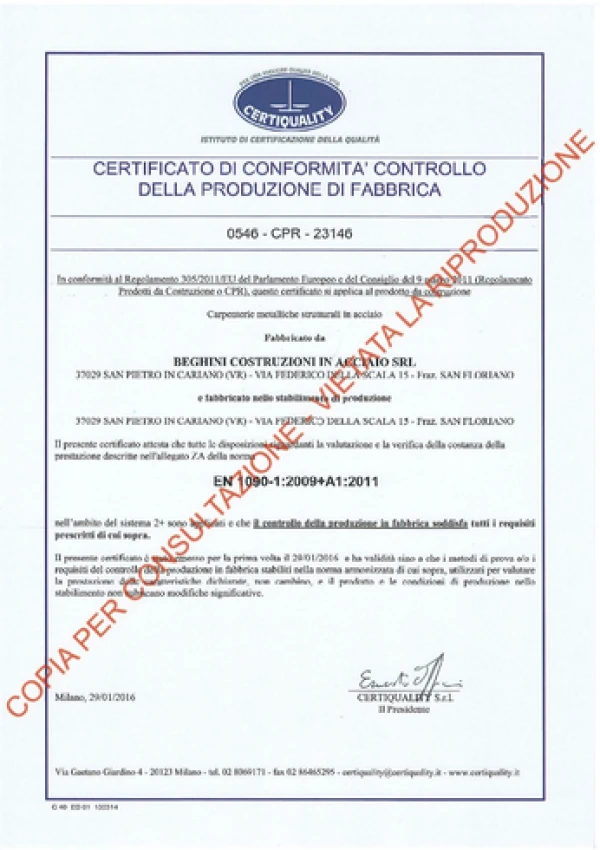 ATTESTATO 1090