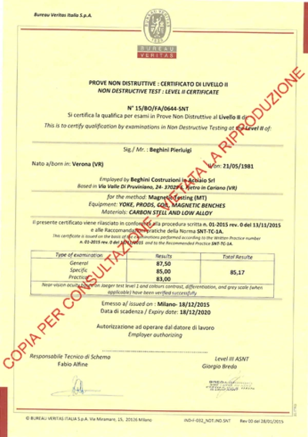 PND BEGHINI SNT-TC-1A -MT
