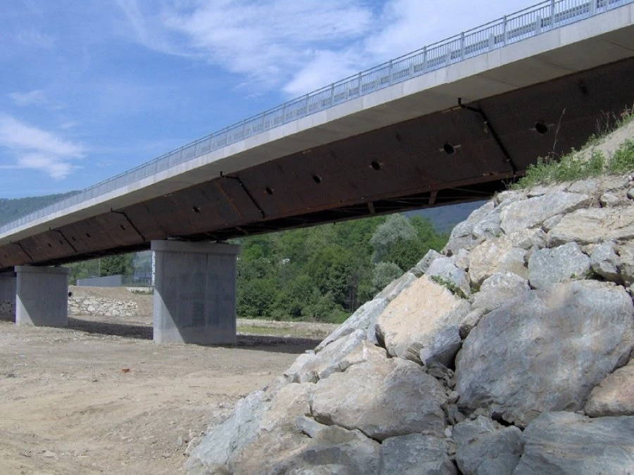 Ponte su Rio Ribes a Samone-Colleretto-Loranzè